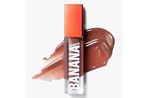 Banana Beauty Spritz o'clock! Plumping Lip Gloil – błyszczyk do ust 3 w 1, olejek do ust i błyszczyk do ust – efekt objętościowy – wegański – odcień nude – letni zapach pomarańczy