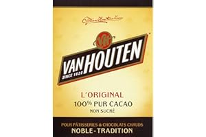 Cacao non sucré 100 % cacao Van Houten - 245 g