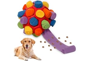 Afaneep Interaktywna piłka do wąchania dla psów, dywan dla psów, zabawka inteligencyjna dla psów, zajęcie psa, mata do wąchania