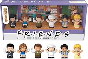 LITTLEPEOPLE COLLECTOR Fisher-Price Little People Collector Coffret Edition Spéciale Figurines Friends 6,3 Cm, avec 6 Personnages, À Collectionner, Jouet Enfant, A Partir De 13 Ans, HPH05