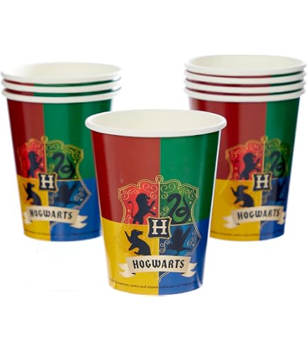 Gobelets Jetables Harry Potter Procos - 8 Pièces 200ml Pour Anniversaire Enfant | Fête Thématique