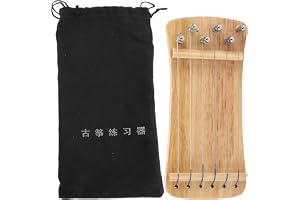 Guzheng Finger Trainer, Trä 6-strängad Minimusikinstrument Fingerövningsverktyg Kinesisk Gu Zheng Handspelare För Nybörjare