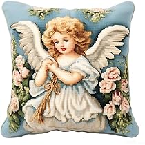 Taxpy Knüpfkissen Set Katze - DIY Bastelset Für Anfänger 43x43 Cm