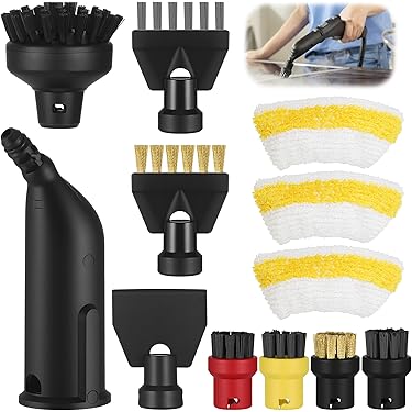13 Accessoires Pour Nettoyeur Vapeur Kärcher SC1, SC2, SC3, SC4 Et SC5 : Brosses Et Chiffons De Rechange Pour Nettoyeur Vapeur De Sols Karcher 96569987