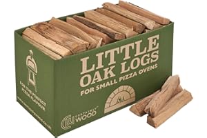 Certainly Wood Oak Pizza Sticks – Kiln Dried Kindling Wood for Small & Mini Pizza Oven – Quick to Light Hardwood Stick – Long Burn & High Temperature – Ready to Burn Accredited – Sustainably Sourced