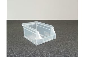 INDUSTRIAS TAYG Gaveta apilable 51 Transparente. Lote de 24 unidades (80hx17x100mm)