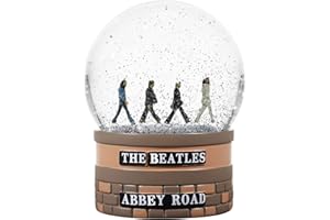 Half Moon Bay Abbey Road Schneekugel, The Beatles Schneekugeln für Erwachsene, witzige Weihnachtsdekoration und Weihnachtsdekoration, lustige Schneekuppel, Geschenke und Musikgeschenke, musikalische