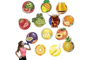 LPMXYW 7Pcs Random Flavour Pods Pack for Pod Set New Fruity Scented for Flavor 0 Sugar 0 Calorie Flavours Fruit Taste Scented Accessory Daily Exercise Boost Drinking Water