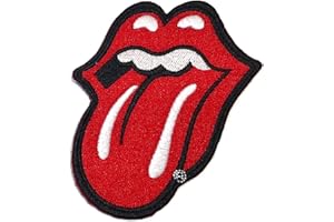 ROCKOFF The Rolling Stones Patch Classic Tongue Logo Large cut out Nue offiziell Iron on Accessory Size
