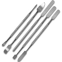 Metal Spatula 5 pcs Set Kit Tools Dental Carver Wax Clay Surgical Metal Spatula 5 pcs Set Kit Tools Dental Carver Wax Clay Surgical