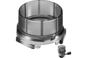 EUIOOVM Bague de dosage pour café - Entonnoir de dosage pour expresso - Accessoire compatible avec Ninja Luxe Café ES601 - Noir