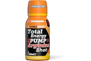 NAMEDSPORT SUPERFOOD NAMEDSPORT Total Energy 2PUMP>> Arginine Shot>, Shot energetico a base di L-arginina e beta alanina, Box da 25