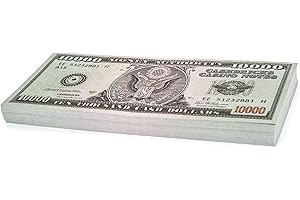 Cashbricks 100 x $10000 DOLLAR play money banknotes