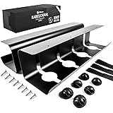 Stilemo Kabelkanal Schreibtisch - Kabelmanagement Schreibtisch für Ordnung am Arbeitsplatz - Kabelhalter Kabelwanne Tisch 2er