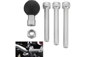 MOMOALA Ram Ram-B-367U Base De Serrage De Guidon Moto avec 1 Ball & M8 Vis Kit Set