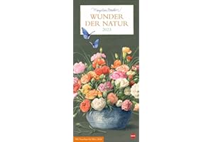 HEYE KALENDER Marjolein Bastin: Wunder der Natur Planer 2023 - Wandkalender mit Monatskalendarium, 3-Monats-Ausblick Januar bis März 2024 - 21 x 45 cm