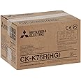 Mitsubishi CK-K 76 HG Sublimation Ink Cartridge Set with Paper Roll