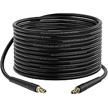 NAMOTEK 10m Hochdruckreiniger Schlauch Für Kärcher K2-K7 Serie - Schwarz Mit Schnellverbinder