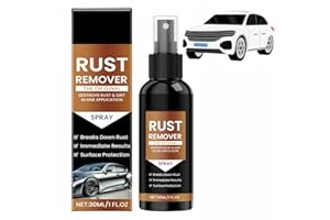 XUNZHI Rust Remover Spray,Multipurpose Rust Stain Remover Spray,R/ust Converter S/pray,Car Scratch R/emover,R/ust R/emover for Metal,Iron Stain Cleaner for Multiple Surfaces,Stain Re/mover,Ru/st Sp/ray