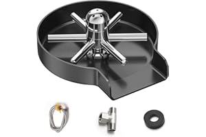 Vancoco Automatic Stainless Steel Glass Rinse for Kitchen Sinks Cup Cleaner Bottle Washer for Bar Restaurant Baby Bottle Cafés with 360° Rotating Nozzles (Grey)