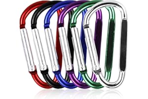 SZXMDKH Carabiner Clip Small, D Ring Clip Hook Karabiner, mini Carabiner Keyring for Outdoor, Fishing, Hiking, Traveling