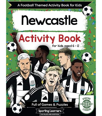 Ballon De Football Officiel Newcastle United FC Taille 5 - Phantom Noir, Signatures Joueurs, Pour Entraînement Et Collection