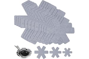 MELEAGER Protector Sartenes, Separador Sartenes Fieltro, Protector Sartenes Separadores para Evitar Que se Rayen, 12 Unidades