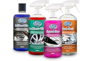 Greased Lightning 500ml Valet Car Cleaning Pack - Revive Your Car's Look and Feel with Our Bestselling Car Care Products