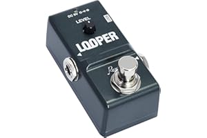 Rowin Tiny Looper LN-332 - Pedale per chitarra, con cavo USB, 10 minuti di registrazione, Loop Station, sovraincisioni Illimitate, per Chitarra Elettrica e Basso