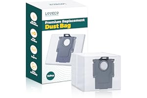 ‎LOVECO 14 Stück Staubbeutel für Roborock S8+/ S8 Pro Ultra/ S7 MaxV Ultra/ S7 Pro Ultra/ Q7+/ Q7 Max+/ Q8 Max+/ Q5 Pro+/ Q5+, Q10 X5+/ S5+, Q7 L5+/ M5+, Ersatzbeutel Zubehörset Staubsaugerbeutel Ersatzteile