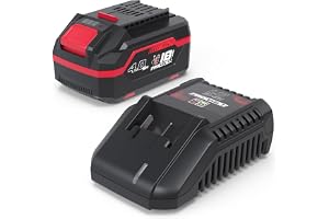 Güde laddare och batteripaket startpaket LGAP 18-3040 P (18 V Li-Ion, 4 Ah batteripaket och 3 A snabbladdare, 72 Wh batteripr