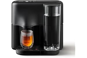 ‎AVOURY Avoury One tea machine: Tea capsule machine, including water filter and 8 types of tea in capsules, colour: Pure black.