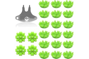 Kilter FlexGrip Cricket Spikes For Ultimate Grip on Wet/Soft Ground (Includes Spanner)