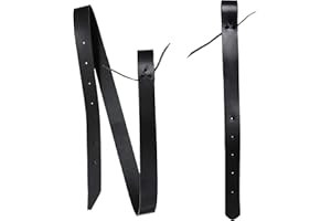 CHALLENGER Horse Horse Western Saddle Leather Off Billet & Cinch Strap Set w/Holes 40425