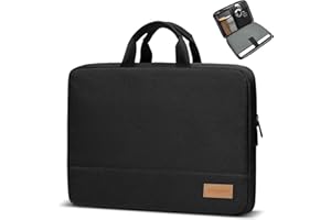 Bagasin Custodia Borsa Porta PC, 15 15,6 16 Pollici Sleeve per Laptop Resistente all'Acqua, Borsa/Caso da Trasporto per Computer Compatibile con MacBook, HP, Dell, Lenovo, Asus Notebook