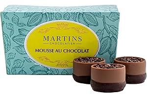 MARTINS CHOCOLATIER Martin's Chocolatier Balle Chocolat 200 g | Mousse au Chocolat | Coffret cadeau chocolat fait main