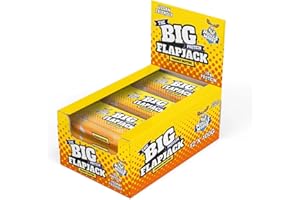 Muscle Moose The Big Protein Flapjack - Peanut Butter, 12 x 100g