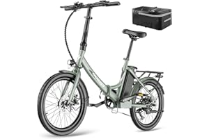 ‎FAFREES Fafrees E-Bike Klapprad 20 Zoll, Elektrofahrrad Ebike Herren 36V 16.75Ah Akku, E-Fahrrad Damen 250W, Pedelec 25km/h, Reichweite bis zu 130 km, F20 Light