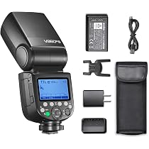 Flash TTL Godox V860III-C Per Canon – GN60, HSS 1/8000s, Wireless 2.4G, Batteria 3000mAh, Ricarica Veloce E Luce Di Modellazione