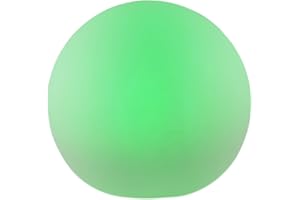 Moovere Esfera iluminada BOOLE para exterior e interior Luz LED para Piscina, Terraza, Patio y Estanque Varias Medidas (Solar+Batería RGB 40 cm)