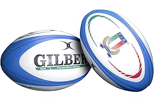 Gilbert, palla da rugby con bandiera italiana, White, Mini Size 1