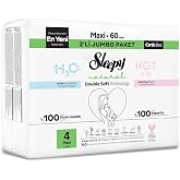 Sleepy Natural Double Soft Avantajlı Mega Paket Bebek Bezi 4 Numara Maxi 60 Adet