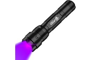 UltraFire 395-405nm UV Taschenlampe Einstellbarer Fokus Schwarzlicht, Zoomable Ultraviolett LED Taschenlampe für Aushärten von Harzen, Urinflecken von Haustieren, Leckdetektor, 502UV