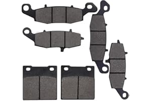 Yerbay Bremsbeläge Vorne/Hinten kit für Suzuki GSX 750 W/X/Y (98-03)/ GSX 600 F/GSX 750 F Katana (98-06) /GSF 600 Naked Bandit/Faired Bandit (00-04)/ SV 400 SV 650 X/Y/K (99-02)