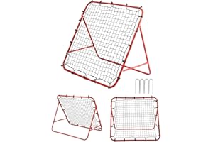 ETRAVEL Football Rebounder Net Kids Rebound Net Kickback Aid Target Goal Soccer Training Equipment for Children Garden Outdoor 65cm*65cm