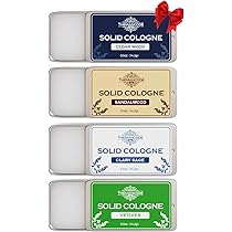4 PCS Solid Balm Set Solid Perfume Portable Pocket Balm Perfume