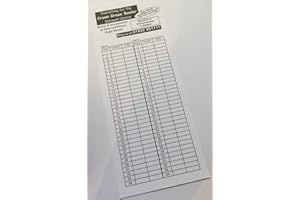 ACFITI Double Sided Bowls Score Cards (500)