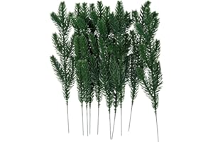 ‎IDEEN MIT HERZ Ideen mit Herz Deko-Zweige | Kiefern-Zweige | Floristik | Kunstpflanze | Weihnachts-Dekoration | Winter | Tischdeko | Gesteck | 30cm lang | 10 Stück