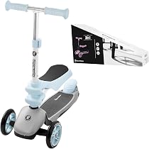 HyperMotion Trottinette Enfant Évolutive 50 KG Max Modulable 5 en 1 Draisienne Vélo Poussoir Siège Amovible Repose-pieds Selle Volant Réglable Bleu - Porteurs et draisiennes - Jeux d'éveil HyperMotion Trottinette Enfant Évolutive 50 KG Max Modulable 5 en 1 Draisienne Vélo Poussoir Siège Amovible Repose-pieds Selle Volant Réglable Bleu - Porteurs et draisiennes - Jeux d'éveil