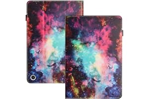 TUUNKMUY Hülle für Amazon Fire Max 11 Tablet (13th Generation, 2023 Release) Schutzhülle Flip PU Leder Taschehülle Stand Tablet Hülle mit Kartenschlitz Stifthalter,Himmel